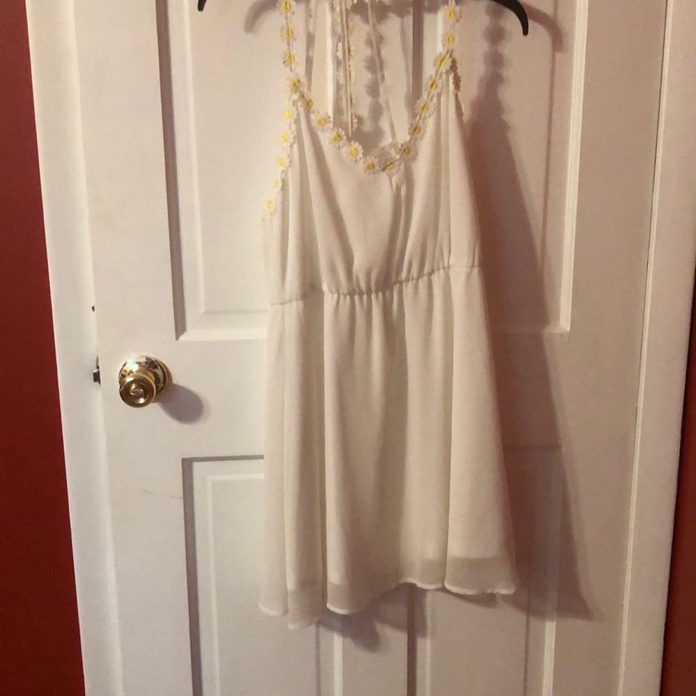 white dress